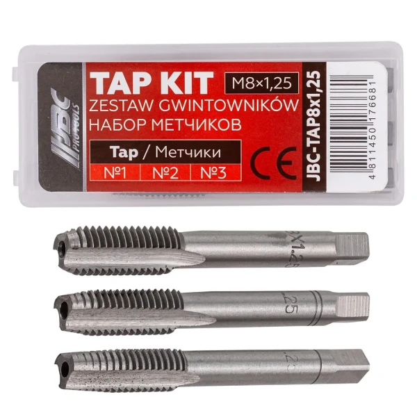 Метчик M8x1,25 (3шт)