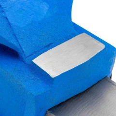 Тиски стальные усиленные поворотные с наковальней 5''-125мм