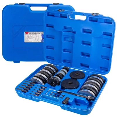 Набор инструментов для ступичных подшипниковVAG(ø62 мм:VWLupo,AudiA2 1.21,ø66 мм:VWPolo,Fabia,ø72 мм:VWPolo,Fabia,ø85 мм:VWT5/Touareg/Multivan)в кейсе