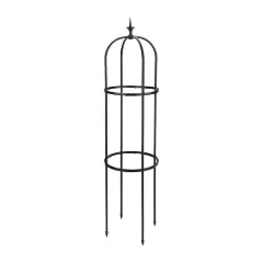 Опора для растений декоративная металлическая(H:120см,Ø21см)