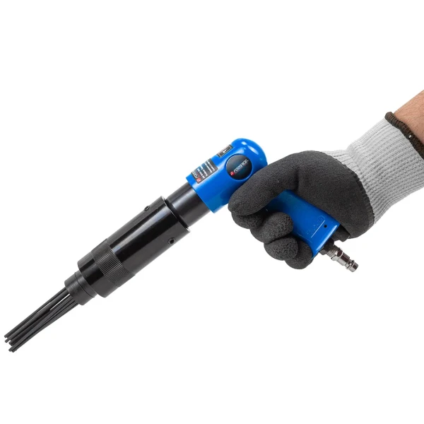 Пневмозубило с насадкой игольчатой(4500уд/мин, 79л/мин,штуцер 1/4'')