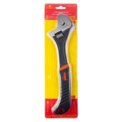 Ключ разводной с прорезиненной рукояткой 12''-300мм, в блистере