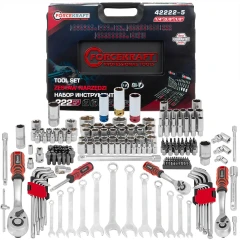 Набор инструментов 222 пр.1/4''3/8''1/2''(6-гр.)(4-32мм)