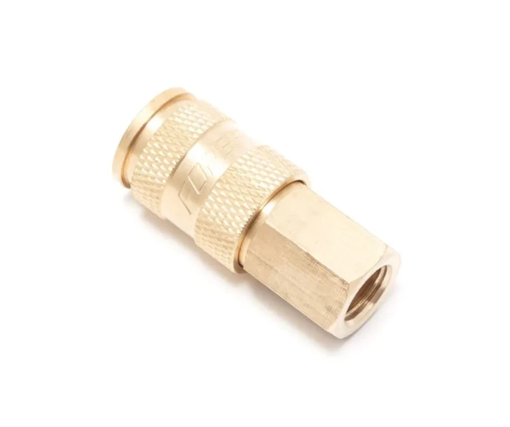 Быстроразъем пневматический с клапаном-внутренняя резьба 3/8''( латунь)