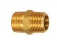 Штуцер латунный с наружными резьбами 1/2''X 1/4''(конус)
