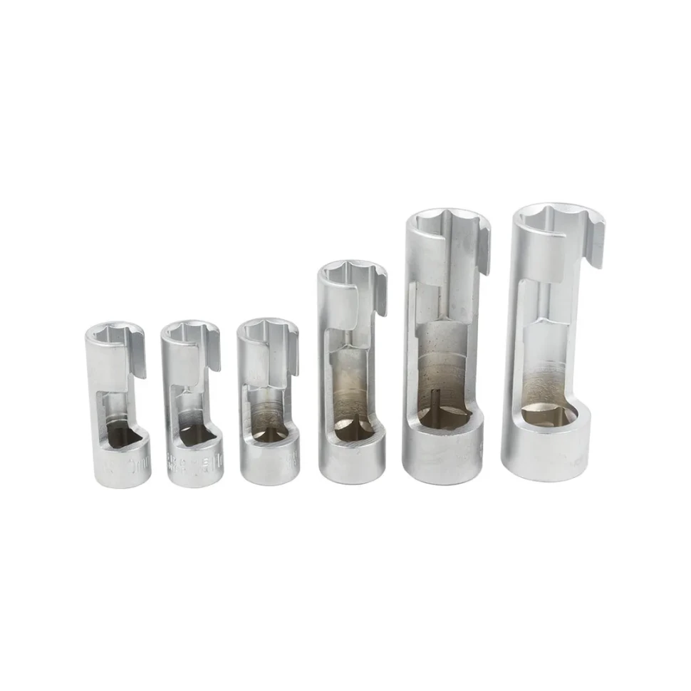 Набор головок разрезных 3/8''1/2'', 6пр. (10, 11, 12, 14, 17, 19мм), в кейсе
