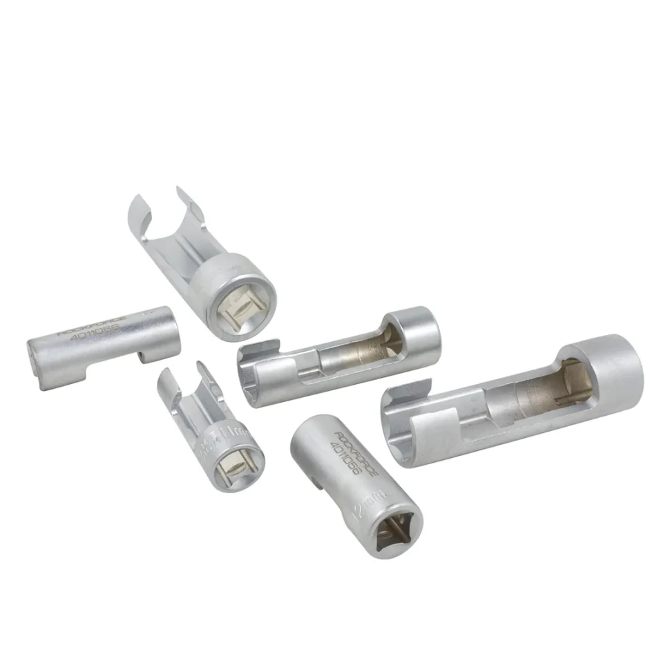 Набор головок разрезных 3/8''1/2'', 6пр. (10, 11, 12, 14, 17, 19мм), в кейсе