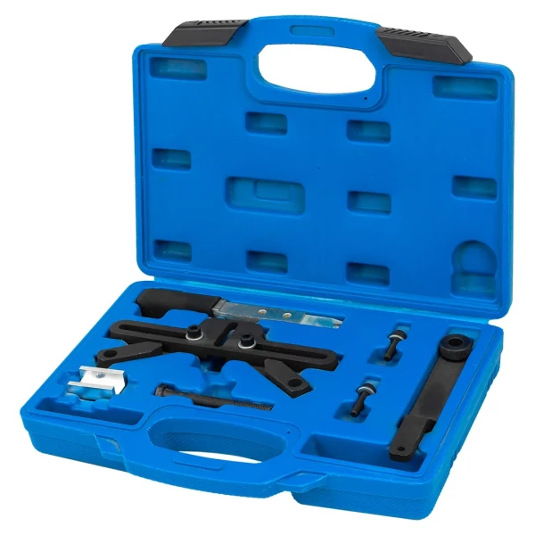 Набор фиксаторов для обслуживания двигателей BMW, Mini (M47,57TU, M57T2, M67, N45, N46, N51, N52, N53, N54, N45, N45T, N46T, W17) 7пр.,в кейсе