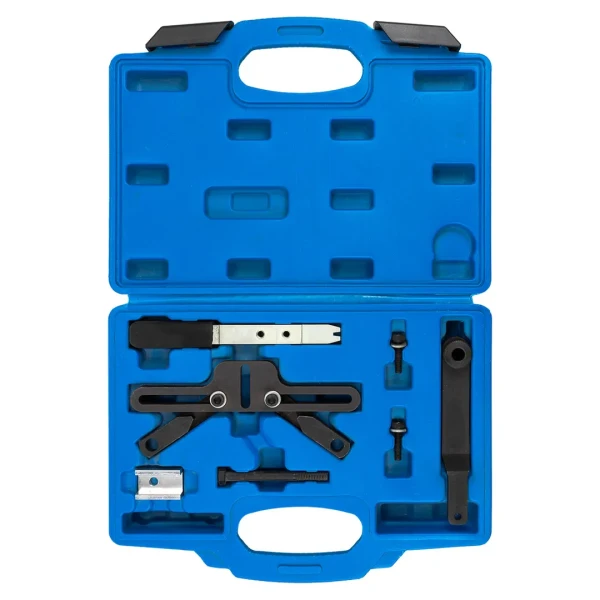 Набор фиксаторов для обслуживания двигателей BMW, Mini (M47,57TU, M57T2, M67, N45, N46, N51, N52, N53, N54, N45, N45T, N46T, W17) 7пр.,в кейсе