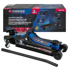 Домкрат подкатной гидравлический низкопрофильный с поворотной ручкой 3т