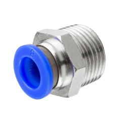 Фитинг для пластиковых трубок 8мм с наружной резьбой 3/8''