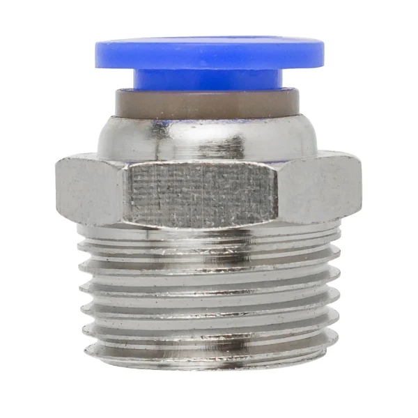 Фитинг для пластиковых трубок 8мм с наружной резьбой 3/8''