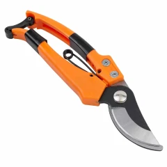 Секатор садовый в пластиковом корпусе с нижней фиксацией (L-200мм) в блистере