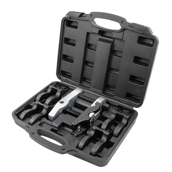 Съемник шаровых опор в комплекте со сменными ''губками''(размер зева: 20, 22, 24, 27, 30мм) 6пр, в кейсе