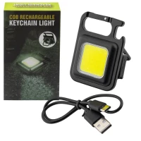 Светильник светодиодный переносной с магнитом и карабином(3 режима,6W CUB,500 mAh,usb провод для зарядки)