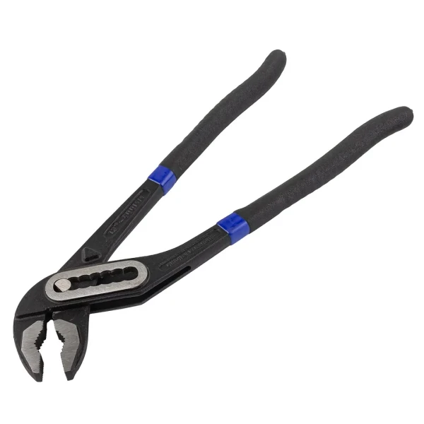 Пассатижи переставные сантехнические Cr-V 12''-300мм, на пластиковом держателе