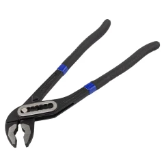 Пассатижи переставные сантехнические Cr-V 12''-300мм, на пластиковом держателе