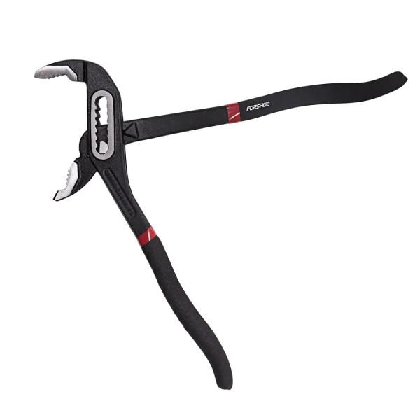 Пассатижи переставные сантехнические Cr-V 12''-300мм, на пластиковом держателе