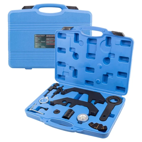 Набор фиксаторов для обслуживания двигателей BMW (3.6, 4.0, 4.4, 4.8 N62/N62TU V8, 6.0 N73 V12), в кейсе