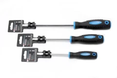 Отвертка шлицевая магнитная ''Profi''S2 SL8.0х175мм, в пластиковом держателе