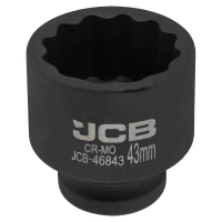 Головка ударная 43мм (12гр.), 3/4''