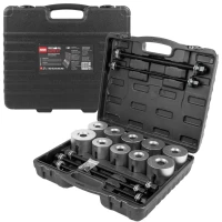 Набор инструментов для снятия и установки втулок, подшипников и сайлентблоков универсальный, 27пр. (М10, М12, М14, М16) в кейсе