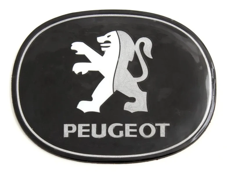 Коврик на панель BIG LOGO PEUGEOT 18*14см