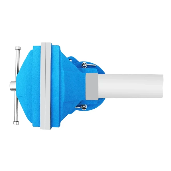 Тиски стальные усиленные поворотные с наковальней 8''-200мм