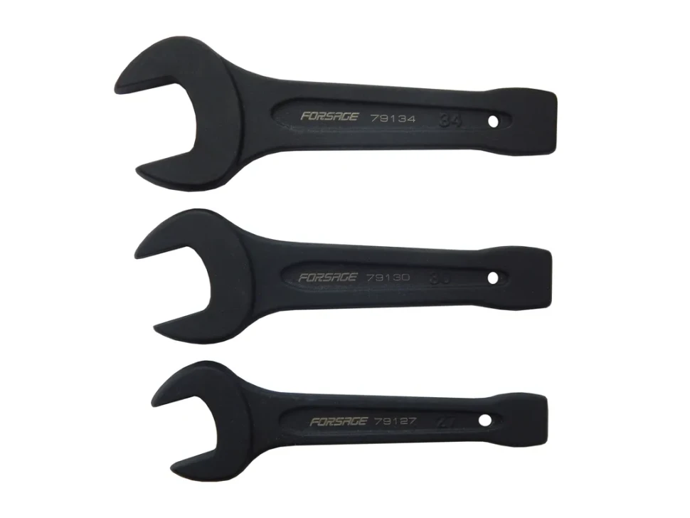 Ключ рожковый ударный односторонний 105мм (L-410мм)