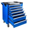 Тележка инструментальная 7-и полочная с металлической накладкой на стол 960х770х450мм