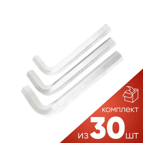 (к-т 30шт.)Ключ Г-образный 6-гранный 1.27мм