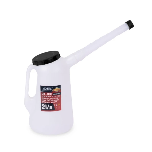 Емкость мерная пластиковая для заливки масла 2л