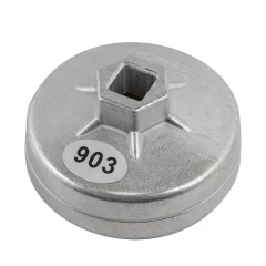 Съемник масляного фильтра ''крышка''74мм х 14гр