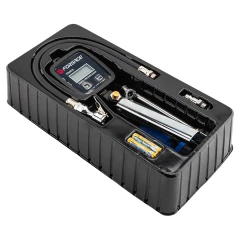 Пистолет для подкачки шин с цифровым манометром, шлангом и жестким удлинителем для грузовых а/м(0-14bar,psi,bar,kpa,kg/cm2, раб. t -18 +40гр)