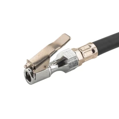 Пистолет для подкачки шин с цифровым манометром, шлангом и жестким удлинителем для грузовых а/м(0-14bar,psi,bar,kpa,kg/cm2, раб. t -18 +40гр)