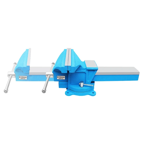 Тиски стальные поворотные с наковальней 10''-250мм