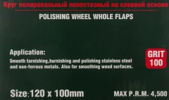 Насадка шлифовальная 120х100мм(Grit 100)