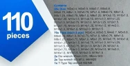Набор метчик.и плашек110пр(2х0.4,3х0.5,4х0.7,5х0.8,6х0.75-1,8х0.75-1,25,9х0.75-1.25,10х0.75-1.5,11х0.75/1/1.25/1.5, 12х0.75-1.75,14х1-2,16х1-2,18х1.5)