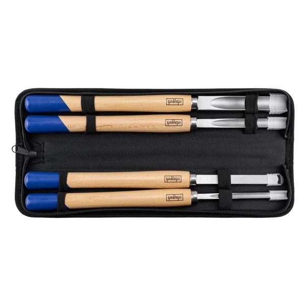 Стамески фигурные, набор 4пр.