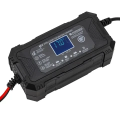 Устройство зарядное импульсное для АКБ с жидкокристаллическим дисплеем (12В,автостоп,функция восст.-я,защита от превыш.напряж. и короткого замыкания)