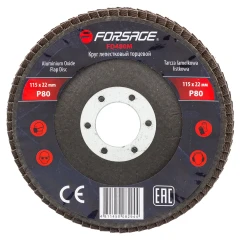 Круг лепестковый торцевой 115х22мм P80