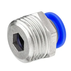Фитинг для пластиковых трубок 10мм с наружной резьбой 1/2''
