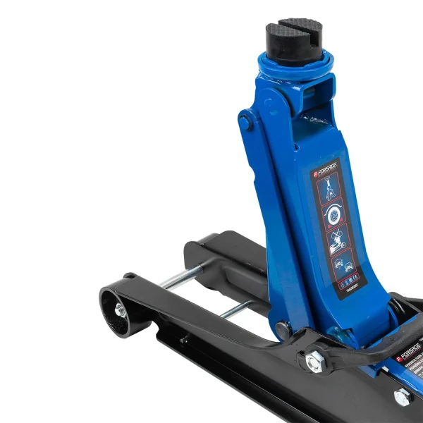 Домкрат подкатной гидравлический низкопрофильный 3т (усиленный корпус,поворотная ручка 360°,h min 85мм, h max 380мм)