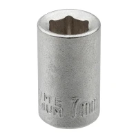 Головка 7мм(6 гр.), 1/4''
