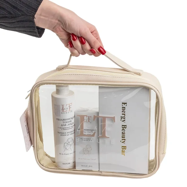 Набор для лица (тоник 1763,гель-патч 1831,массажер бел.уп.сумка-органайзер)