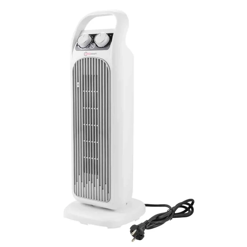 Тепловентилятор электрический поворотный (220V,2000W,S обогрева 20м²,защита от перегрева)