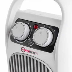 Тепловентилятор электрический поворотный (220V,2000W,S обогрева 20м²,защита от перегрева)