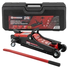 Домкрат подкатной гидравлический 2,5т в кейсе