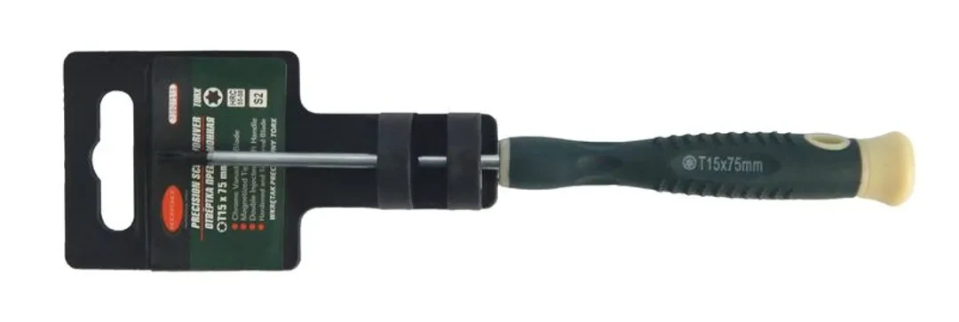 Отвертка TORX с отверстием ювелирная T20Hх75мм