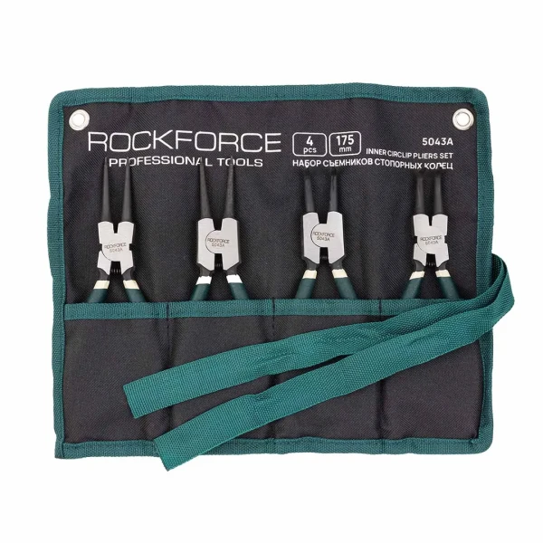 Набор съемников стопорных колец 4пр(L-175мм), на полотне